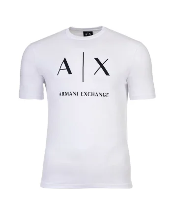 Tricou slim fit de bumbac, Alb
