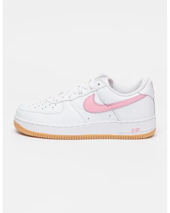 Pantofi sport din piele Air Force 1, Alb/Roz