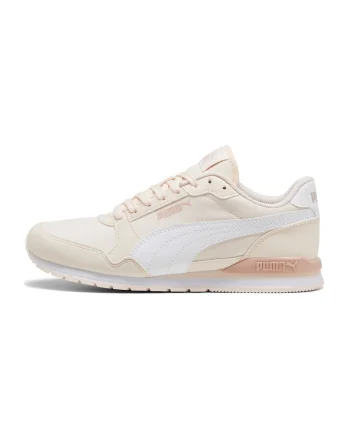Pantofi sport unisex de piele ecologica si material textil ST Runner v3, Piersica