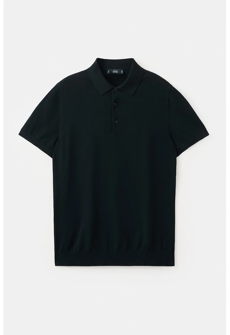Tricou polo din bumbac, Albastru ultramarin