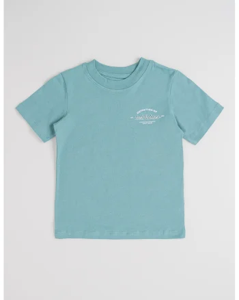 Tricou din bumbac cu detaliu logo, Verde persan