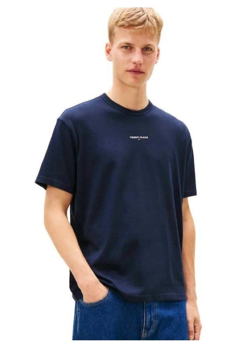 Tricou barbati  TJM RLX LINEAR LOGO TEE EXT, Bumbac, Albastru, Albastru