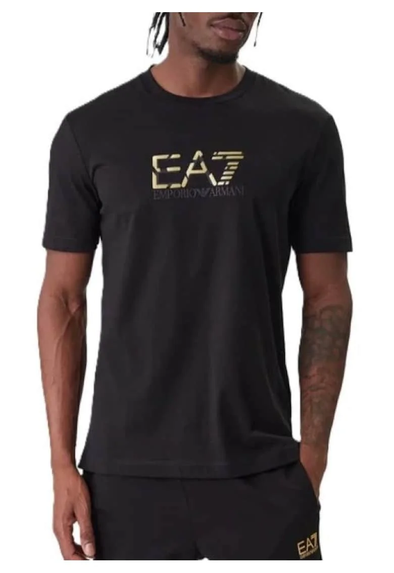 Tricou barbati  TRAIN PREMIUM LABEL M TEE SPECIAL LOGO, Bumbac, Negru, Negru