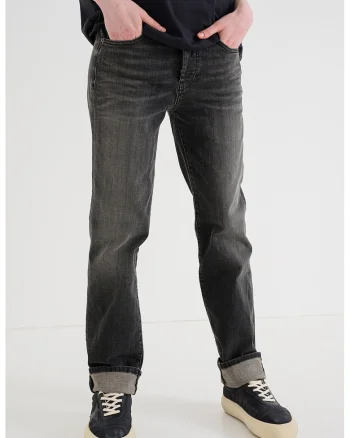 Blugi regular fit 1989 D-Mine, Negru stins