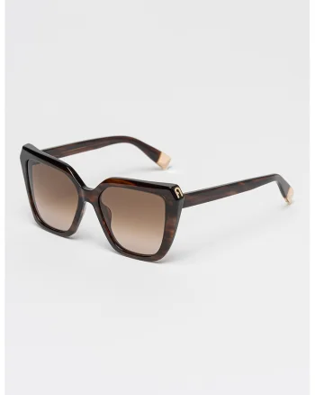 Ochelari de soare butterfly cu lentile in degrade, Maro inchis
