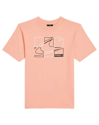 Tricou copii  Graphic SS 2025-Corai-140