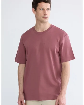 Tricou cu text, Roz prafuit
