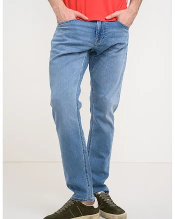 Blugi slim-fit cu talie medie, Bleumarin