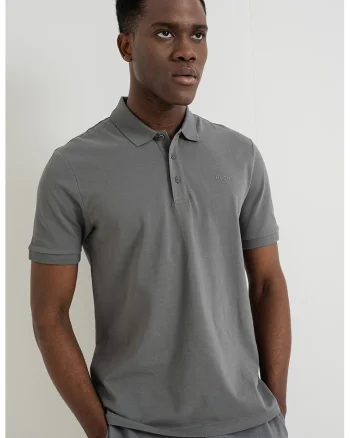 Tricou poloe de bumbac pique Donos, Verde sparanghel