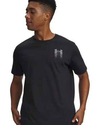 Tricou lejer cu logo Blur, Negru/Gri inchis