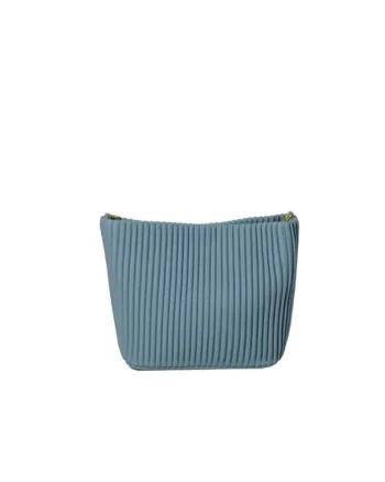 Borseta dama din piele naturala  Pamela, Blue Pale, 25 x 20 x 11 CM