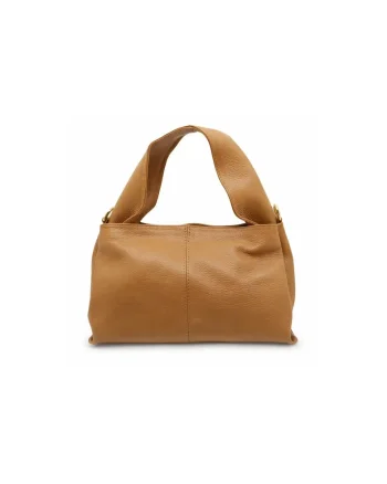 Geanta dama din piele naturala  Fiammadwqf, Coniac, 32 x 16x 12 cm
