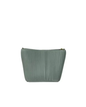 Borseta dama din piele naturala  Pamela, Verde pal, 25 x 20 x 11 CM