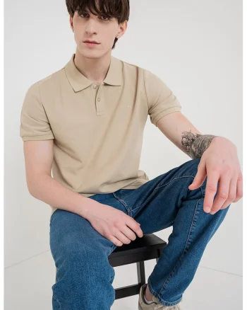 Tricou polo cu croiala slim-fit