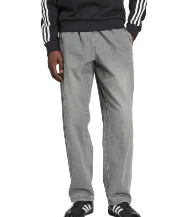 Blugi relaxed fit cu buzunare, Gri deschis