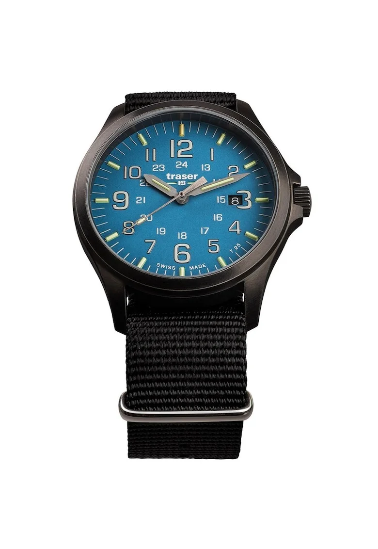 H3 108647 P67 Officer GunMetal Skyblue Men's 42mm 10ATM