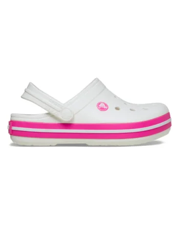 Saboti  Crocband Toddlers New Clog 23-24 EU - C7 US Alb - White/Pink Crush