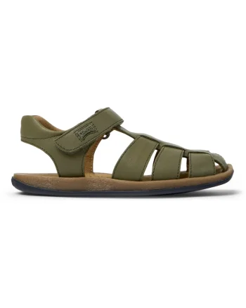 Sandale fisherman de piele Bicho, Verde feriga