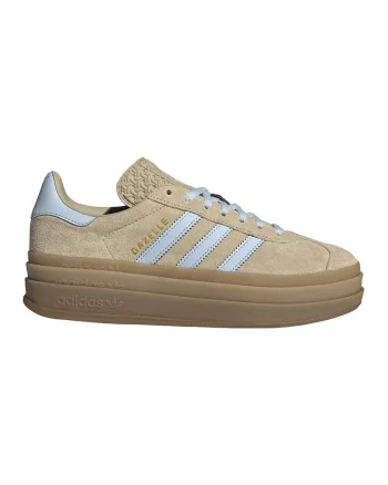 Pantofi sport Gazelle Bold de piele intoarsa, Albastru pastel/Caramel/Bej deschis