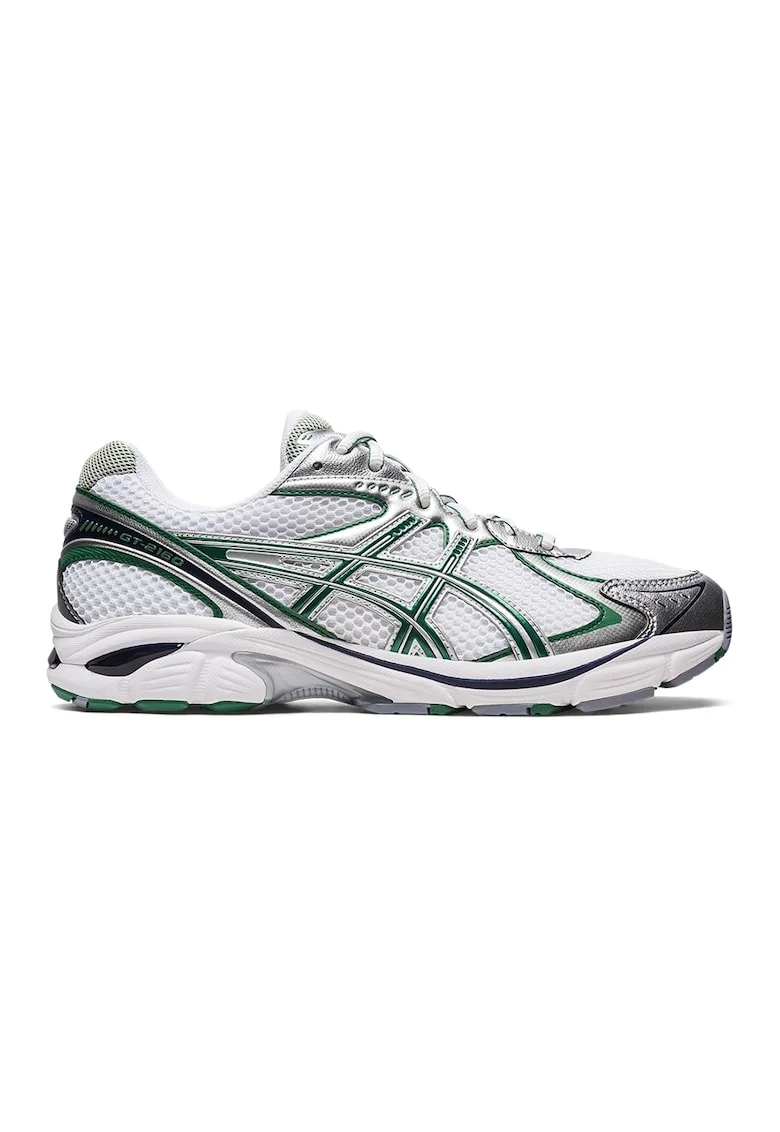 Pantofi sport cu garnituri din material textil GT-2160, Alb/Verde