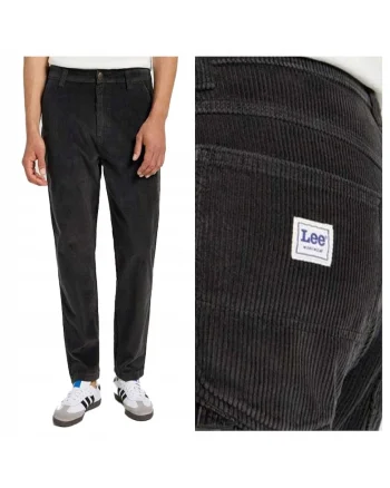 Pantaloni Barbati,  Carpenter, Lungi, Straight Fit, Talie Medie, 5 Buzunare, Fermoar, Bumbac, W33-L32 US, Gri