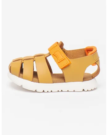 Sandale fisherman de piele Oruga 737, Maro camel