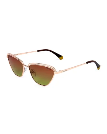 Ochelari de soare cat-eye polarizati cu lentile oglinda