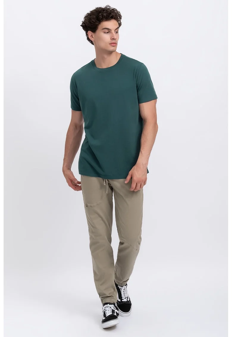 Tricou unisex cu decolteu rotund, Albastru petrol