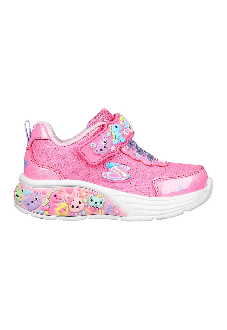 Pantofi sport cu inchidere velcro My Dreamers, Roz