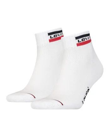 Set de sosete unisex pana la glezna - 2 perechi, Alb optic