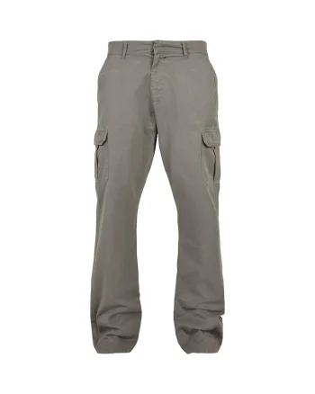 Pantaloni cargo cu talie medie, Gri