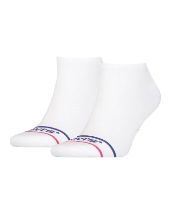 Set de sosete unisex pana la glezna - 2 perechi, Albastru royal/Alb optic
