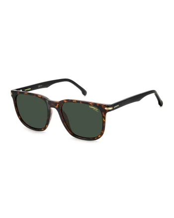 Ochelari de soare patrati unisex, Maro inchis/Maro scortisoara/Verde feriga