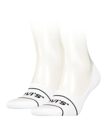 Set de sosete foarte scurte unisex - 2 perechi, Negru/Alb optic