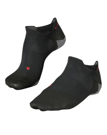 Sosete pentru alergare ultra-usoare, cu amortizare redusa RU5 Race Invisible, Negru