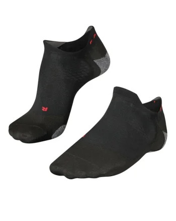 Sosete usoare foarte scurte pentru alergare, cu amortizare redusa RU5 Race Invisible, Negru