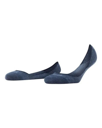 Sosete invizibile  Step, bumbac, anti-alunecare, Bleumarin