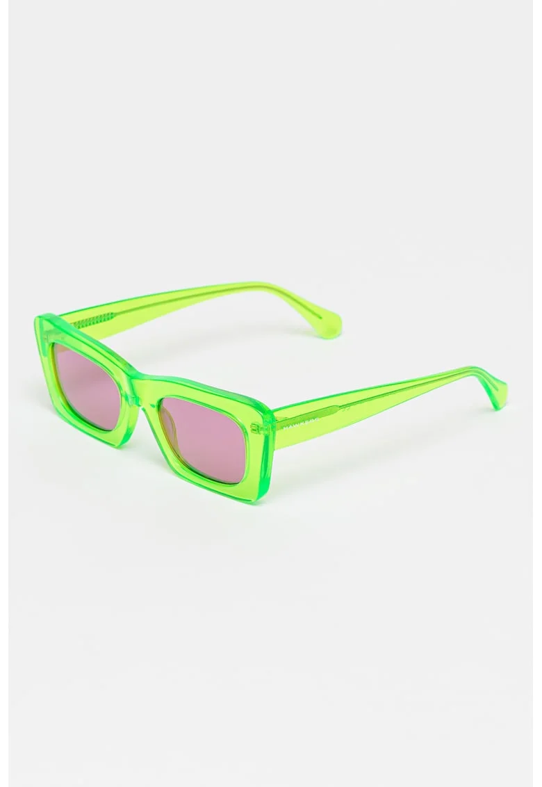 Ochelari de soare unisex dreptunghiulari Acid Lauper, Verde