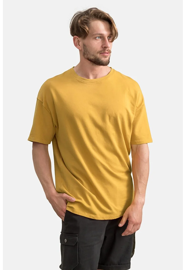 Tricou lejer unisex cu maneci cazute, Portocaliu
