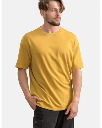 Tricou lejer unisex cu maneci cazute, Portocaliu