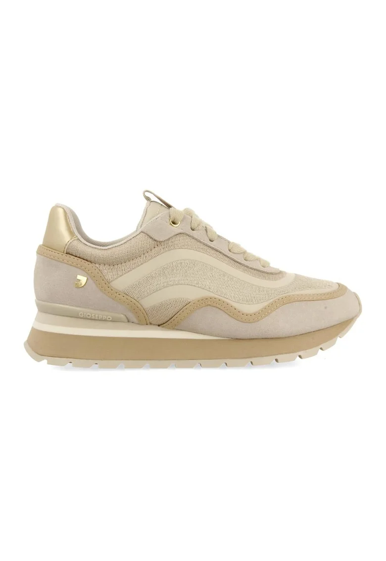 Pantofi sport wedge Bojnice, Auriu/Bej deschis