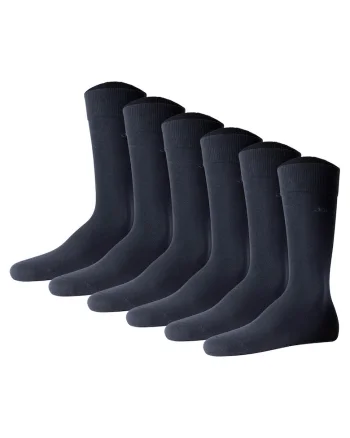 Set de sosete lungi unisex - 6 perechi, Albastru inchis