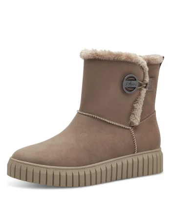 Ghete dama sintetic 5 26418 48, Maro taupe