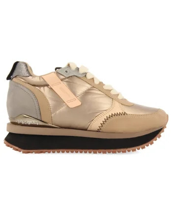Pantofi sport wedge Anif, Auriu