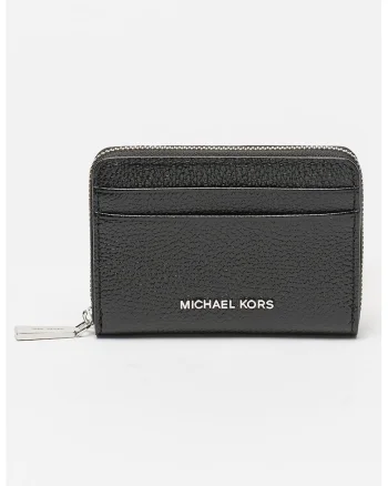 Portofel din piele Jet Set, Negru