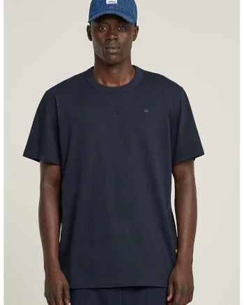 Tricou de bumbac organic Nifous, Albastru indigo
