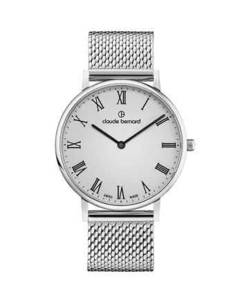 Ceas barbatesc  20219 3M BR Quartz Argintiu