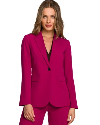 Sacou dama, Style, Poliester/Vascoza, Pruna