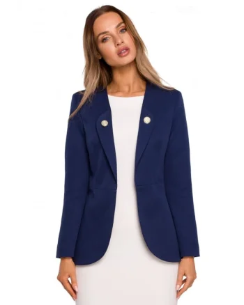 Sacou dama,  Poliester/ElastanBleumarin