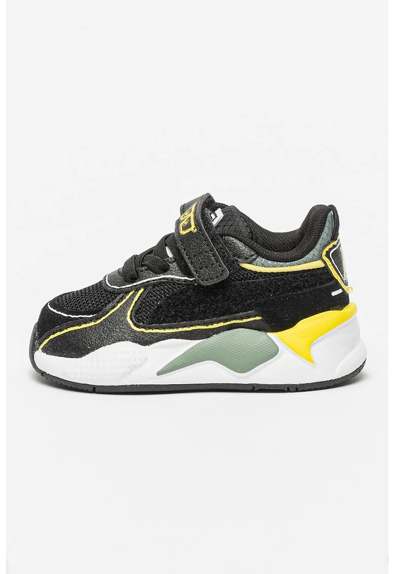Pantofi sport cu garnituri de piele si velcro RS-X Spongebob